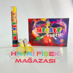 Beyaz Meşale Taraftar ve kız isteme Meşalesi 1 Adet